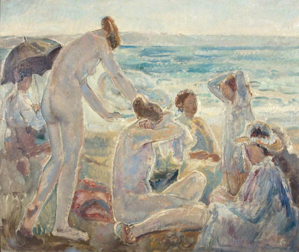 Ethel Walker - La brezza, Amgueddfa Cymru, National Museum Wales